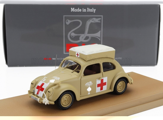 VOLKSWAGEN Beetle Kafer Maggiolino Ambulance Africa Korps (1941), Military Sand