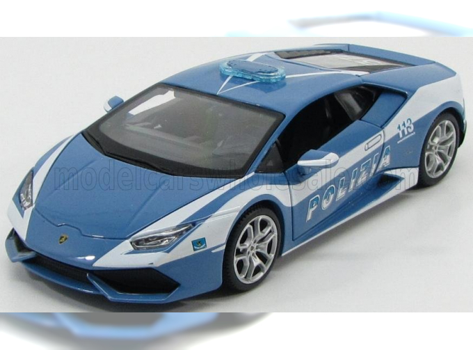 LAMBORGHINI Huracan Lp610-4 Polizia (2014), Light Blue White