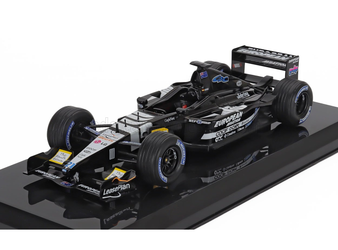 MINARDI F1 Ps01 Team European №21 Season (2001) Fernando Alonso - Blister Box, Black White