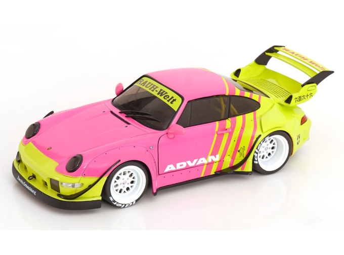 PORSCHE 911 (993) RWB Body Kit (2024), pink yellow