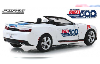 CHEVROLET Camaro SS Convertible 101 Running Indy 500 Presented 2017 White