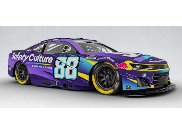 Chevrolet #88 Shane van Gisbergen *SafetyCulture* purple/yellow 2025