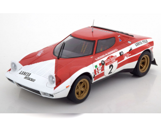 LANCIA Stratos Hf №2 Winner Rally Sanremo (1974) S.Munari - M.Mannucci, Red White