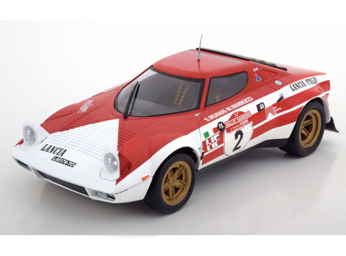 LANCIA Stratos Hf №2 Winner Rally Sanremo (1974) S.Munari - M.Mannucci, Red White