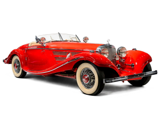 MERCEDES-BENZ 500K Spezial Roadster Cabriolet Open (1935), red