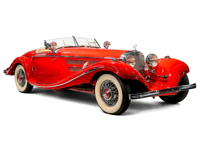 MERCEDES-BENZ 500K Spezial Roadster Cabriolet Open (1935), red