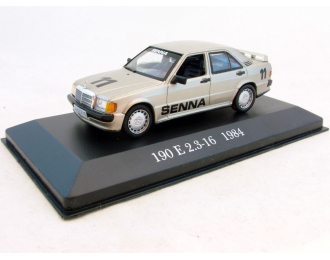 MERCEDES-BENZ 190 E 2.3-16V Senna (1984), Mercedes Offizielle Modell-Sammlung 78, золотистый