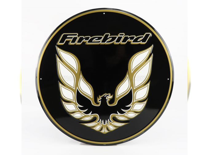 ACCESSORIES Metal Round Plate - Firebird Gm, Black Gold White