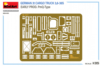 Сборная модель OPEL Blitz Pmq Type German 3t Cargo Military Truck 1952