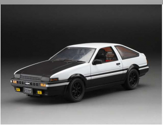 TOYOTA Sprinter Trueno GT Apex AE86 (1986), white/black