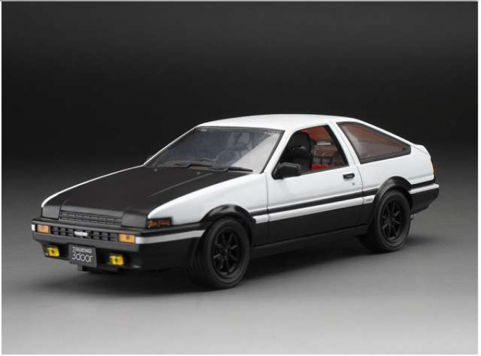 TOYOTA Sprinter Trueno GT Apex AE86 (1986), white/black