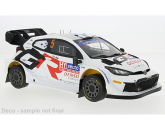TOYOTA Yaris Gr Rally1 Team Toyota Gazoo Racing Wrt №5 4th Rally Finland (2024) Sami Pajari - Enni Malkonen, White