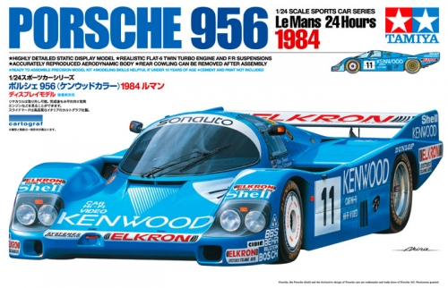 Сборная модель Porsche 956 Kenwood