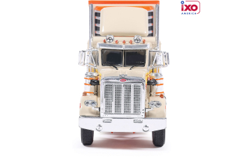 PETERBILT 359 TRUCK 5-ASSI (1973), orange / cream