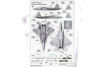 Сборная модель F-22A Raptor