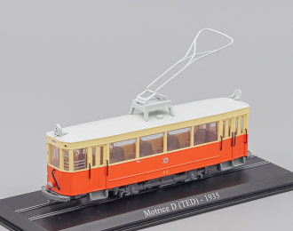 Трамваи. Motrice D Дижон, Франция (1935), красный