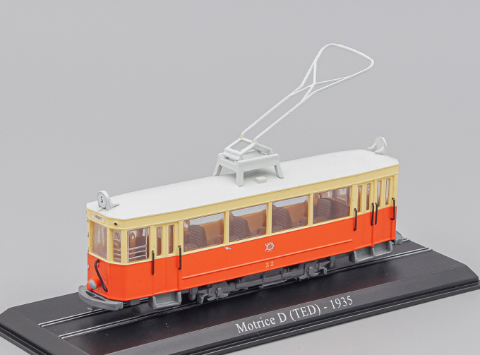 Трамваи. Motrice D Дижон, Франция (1935), красный