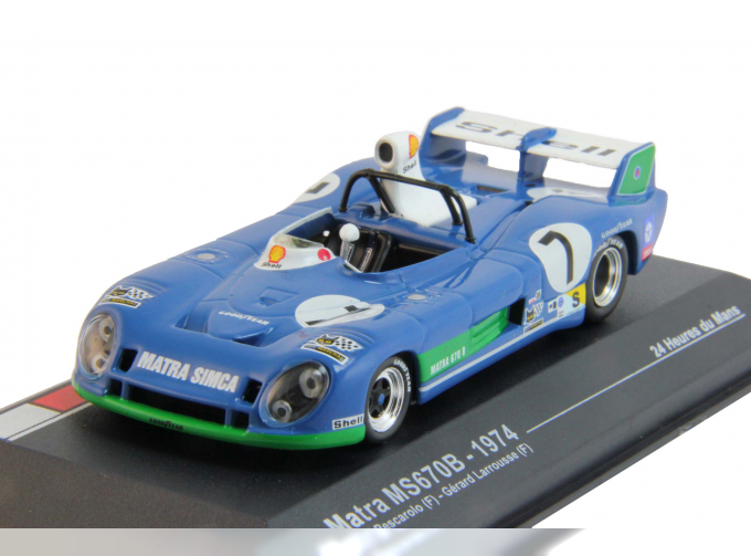MATRA MS670B #7 Henti Pescarolo - Gérard Larrousse Winner Le Mans (1974), blue