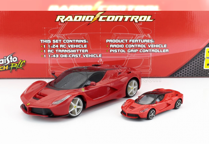 Набор из двух моделей FERRARI Laferrari (2013), красный