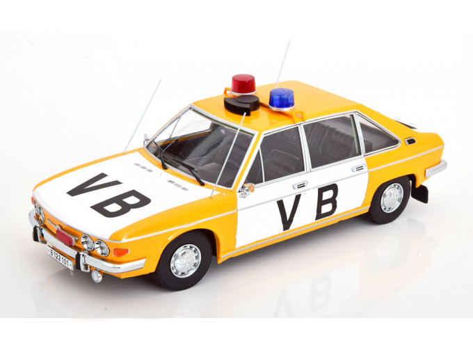 TATRA 613 Police Escort (1979), yellow white