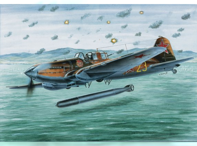 Сборная модель штурмовик-торпедоносец Ильюшина