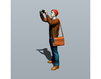 Фигурка Папараци 6, окрашенная