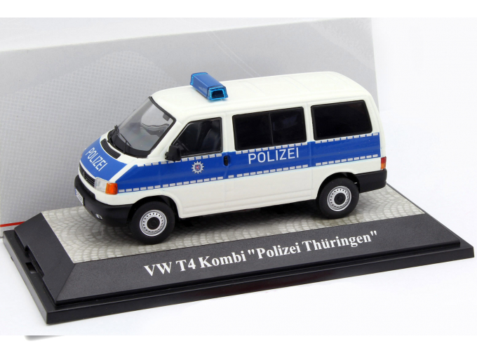 VOLKSWAGEN T4 Bus "Polizei Thueringen" (2010), blue / white