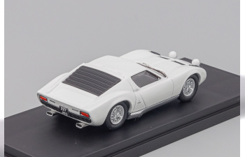 LAMBORGHINI Miura P400 (1967) - Personal Car Johnny Hallyday, white