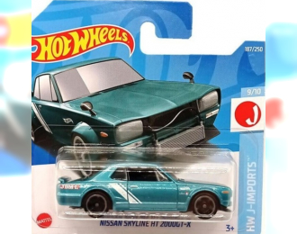 NISSAN Skyline HT 2000GT-X (короткая подложка), green