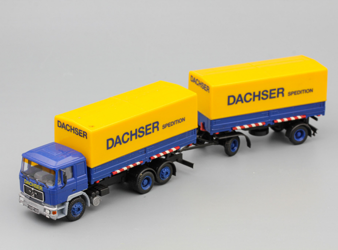 MAN Dachser Spedition, blue / yellow