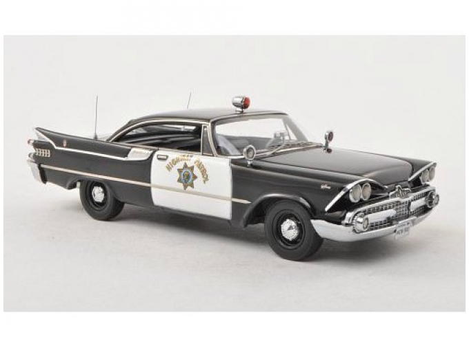 DODGE Customs Royal Lancer Coupe California Highway Patrol (1959), black