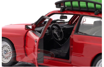BMW M3 with Rack basket, red