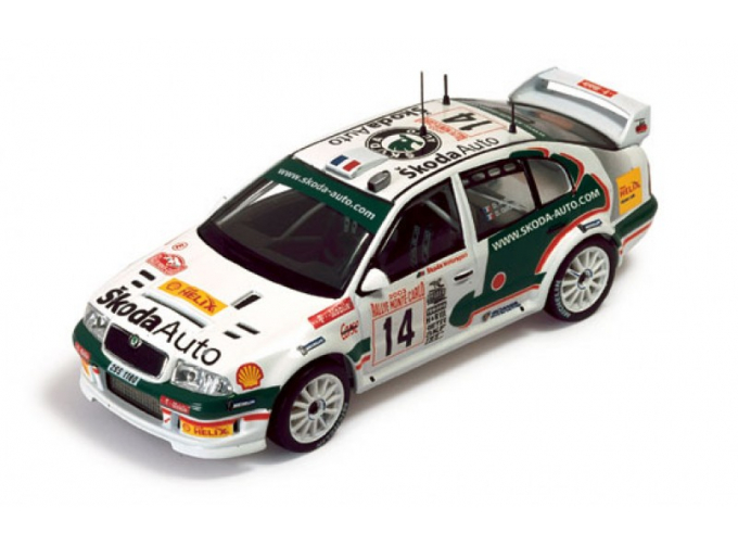 SKODA Octavia WRC #14 Auriol/Giraudet Rally Monte Carlo 2003