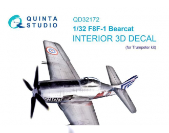 3D Декаль интерьера F8F-1 Bearcat (Trumpeter)