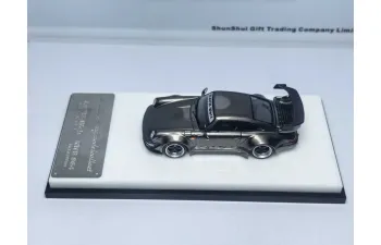 PORSCHE RWB 964 High Wing, pearl grey chrome