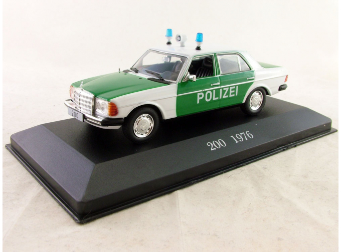 MERCEDES-BENZ 200 Polizei (1976), Mercedes-Benz Offizielle Modell-Sammlung 71, белый