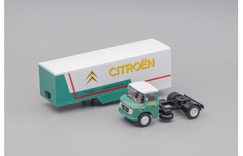 CITROEN T55 Heuliez Truck Hydropneumatique Citroen Transports (1953), green / white