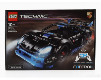 PORSCHE Lego Technic - 718 Cayman Gt4 E-performance №0 Racing (2022), Matt Black Light Blue