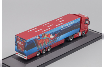 MAN TGX XXL 18.510 "Weihnachtstruck", red metallic