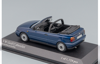 VOLKSWAGEN Golf Cabriolet (1993), blue metallic