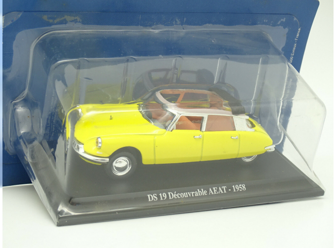 CITROEN DS 19 Decouvrable AEAT1958, yellow