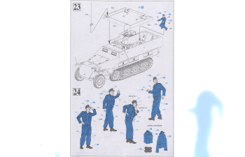 Сборная модель Бронетранспортер с ЗУ Sd.Kfz. 25 "Drilling"