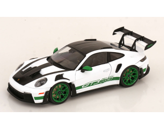 PORSCHE 911 (992) GT3 RS / Tribute to Carrera RS Package (2024), white / green / black