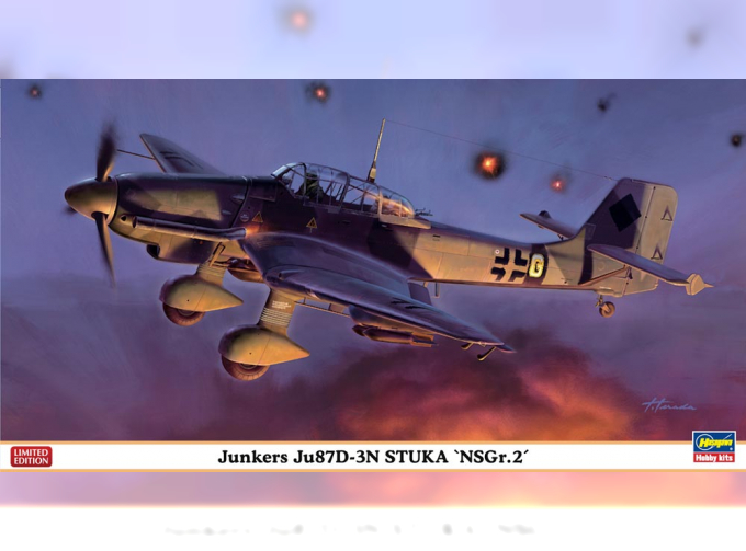 Сборная модель Самолет JUNKERS Ju87D-3N STUKA "NSGr.2"