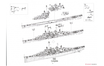 Сборная модель USS Atlanta