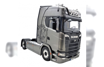 SCANIA V8 730S 4x2 towing vehicle, grey metallic