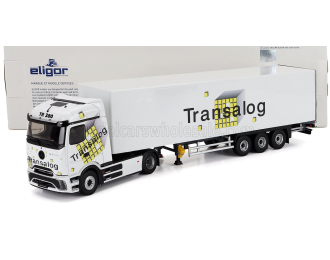 MERCEDES-BENZ E-actros 600 Truck Cassonato Transalog Transports (2025), Light Grey