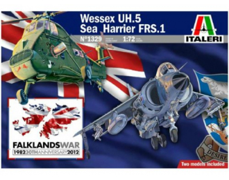 Сборная модель Вертолет WESSEX UH.5 & SEA HARRIER FRS.1 Falkland
