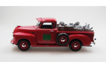 GMC Серии 100 5ти оконный пикап для фермерских хозайств  (1951), красный
