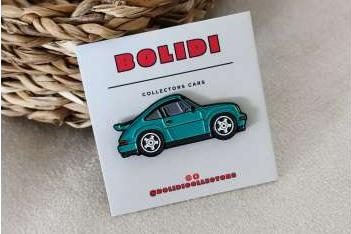 Значок Pin Porsche 911 Carrera 3.2, skyblue